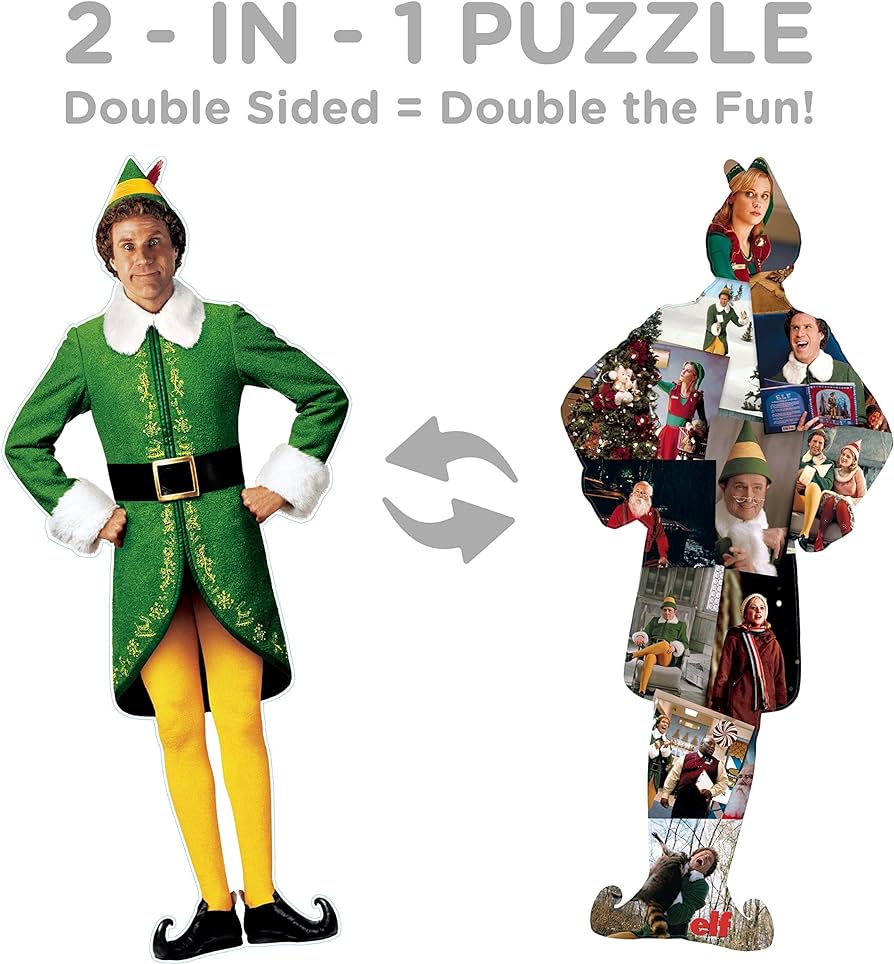Casse-tête double face Elf - Buddy, 600 pièces