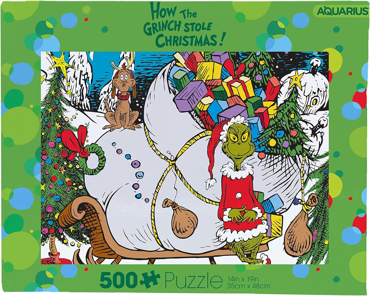 Comment le Grinch à volé Noël, 500 pièces, image size:1500x1199