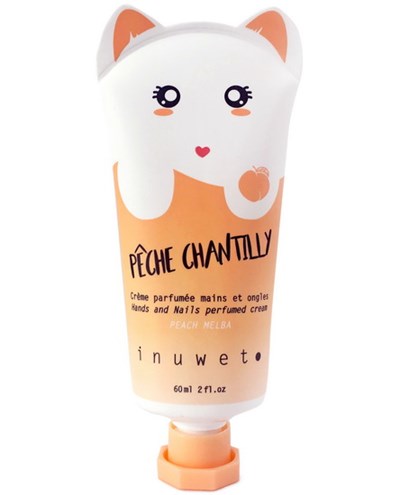 Crème à main pêche chantilly