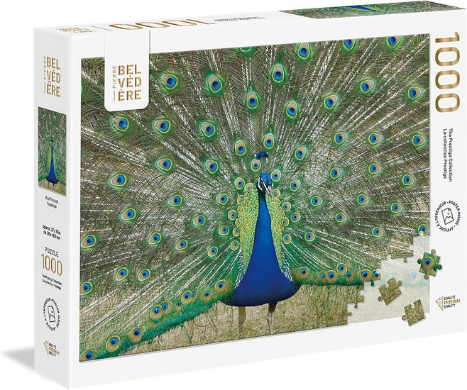 Paon Bleu, 1000 pièces
