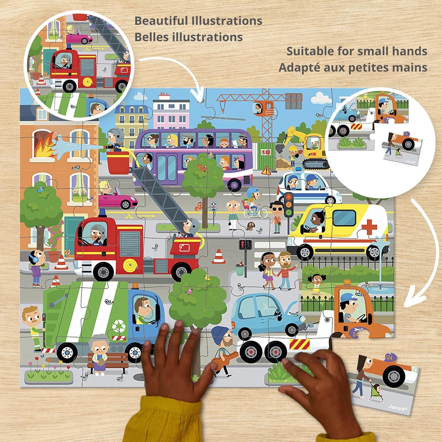 La ville, casse-tête de 36 pièces