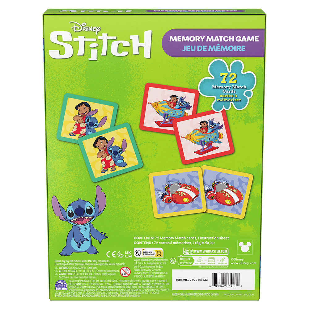 Jeu de mémoire - Stitch