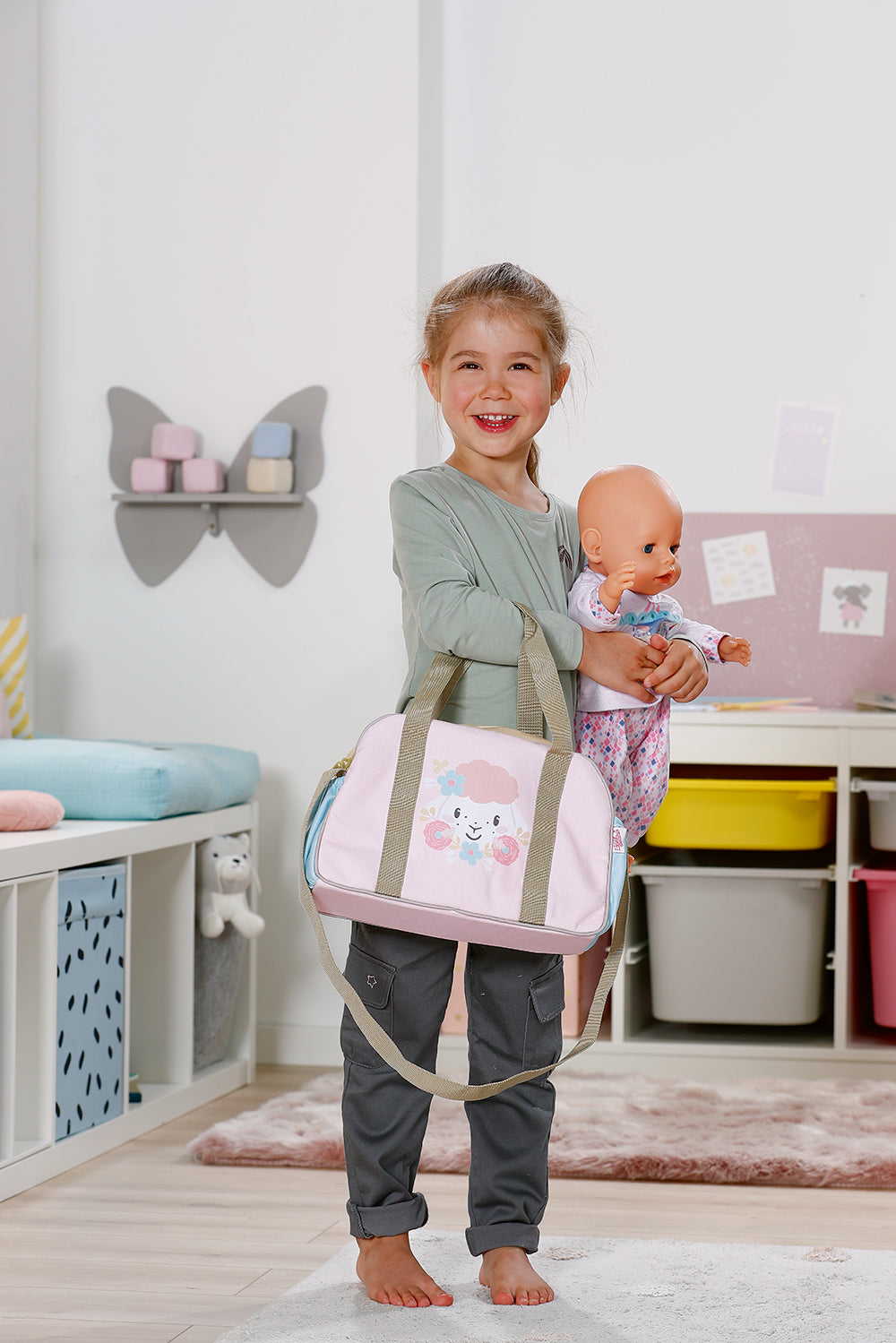 BABY Born - Sac à langer Fleuri