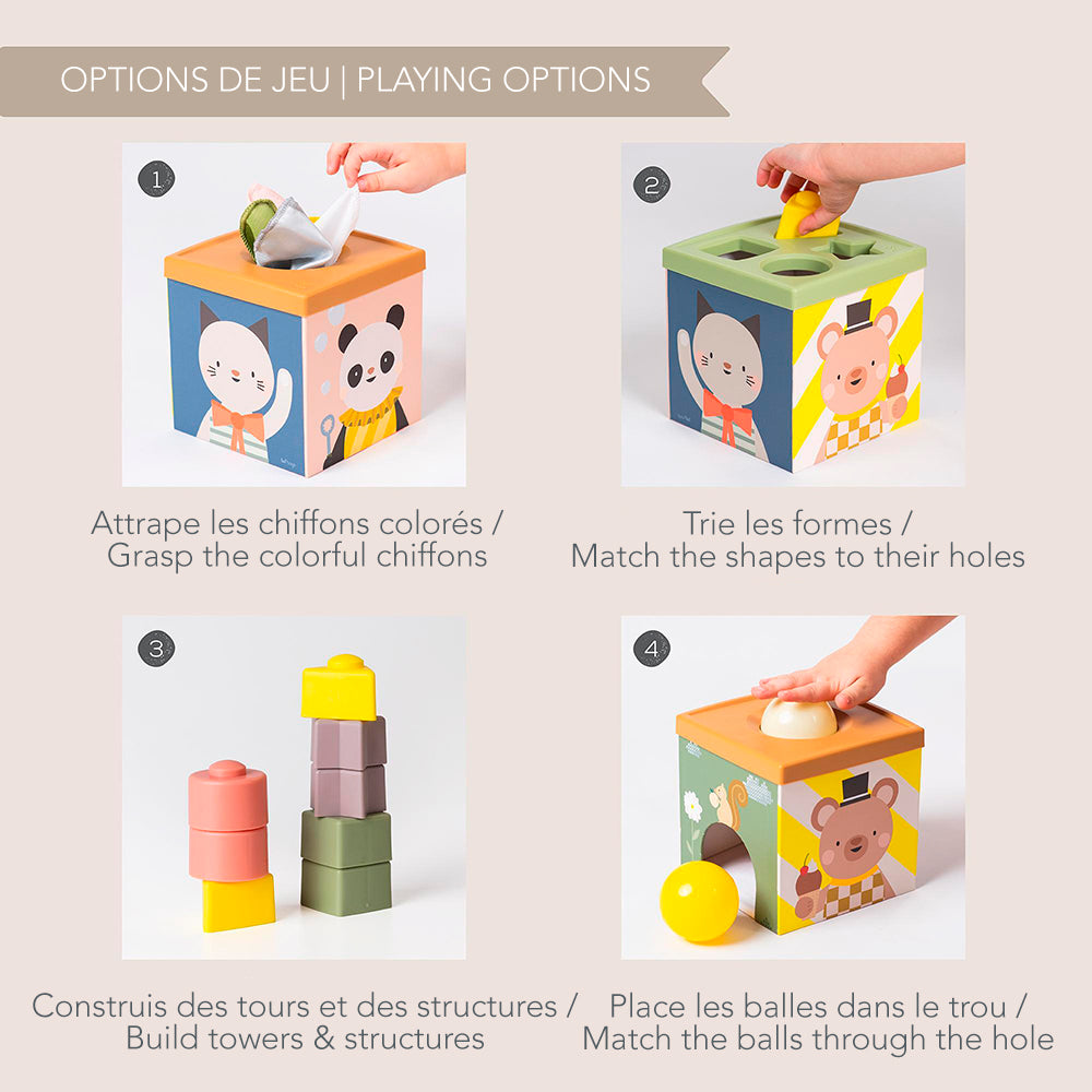Taf Toys - Cube jeu et découverte