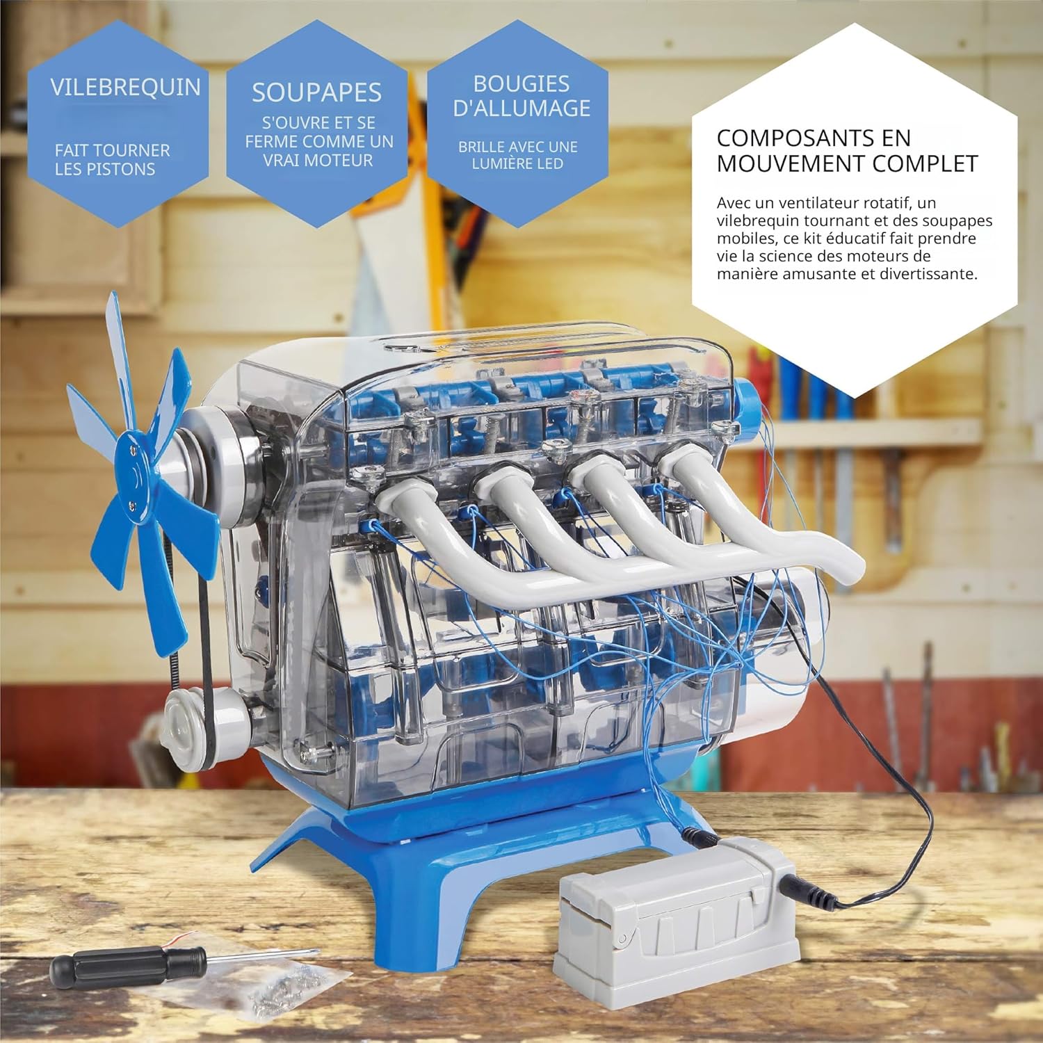 Discovery - Ensemble de moteur pour enfant