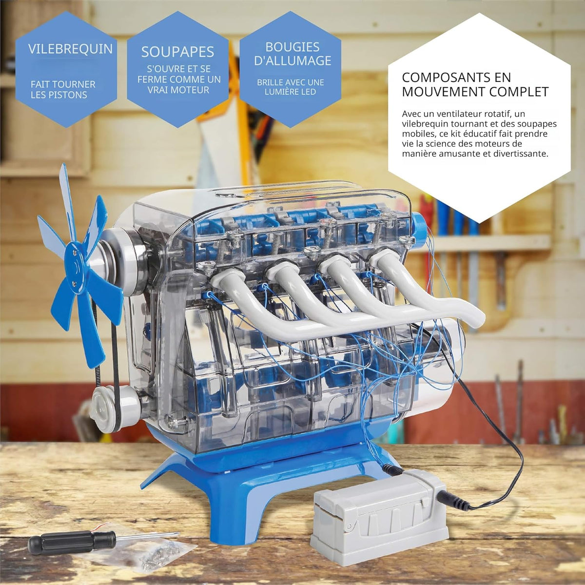 Discovery - Ensemble de moteur pour enfant