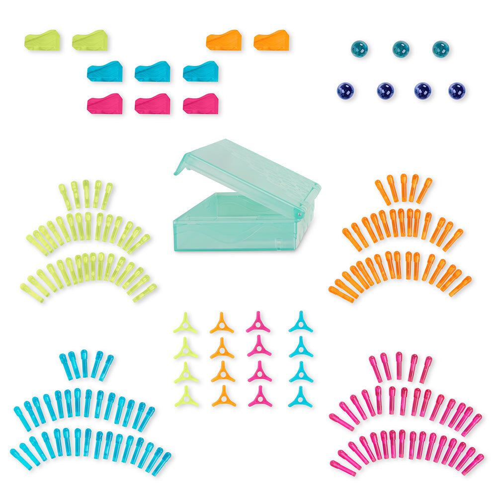 B. - Descente de billes lumineuse "Marble Drop''