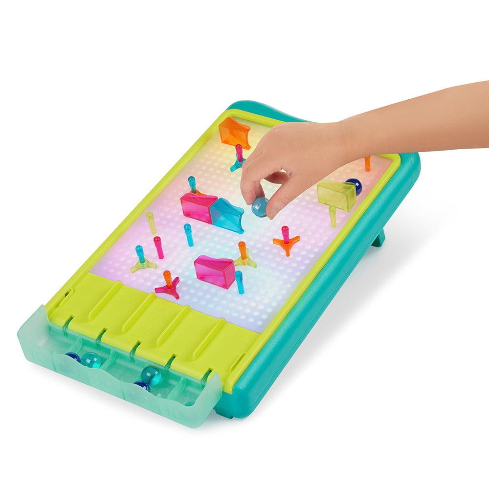 B. - Descente de billes lumineuse "Marble Drop''