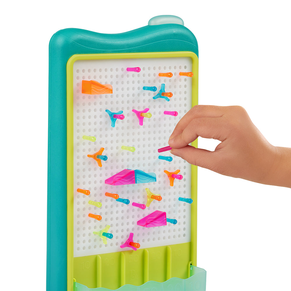 B. - Descente de billes lumineuse "Marble Drop''