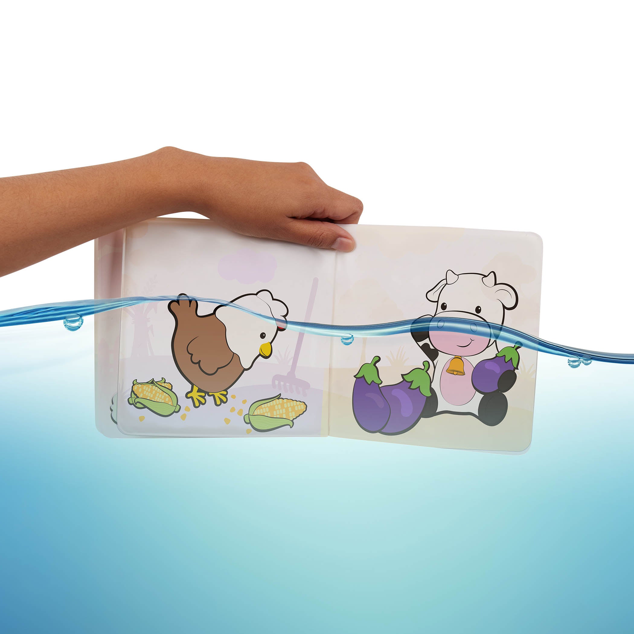 Marionettes à doigt avec livre couleur changeantes