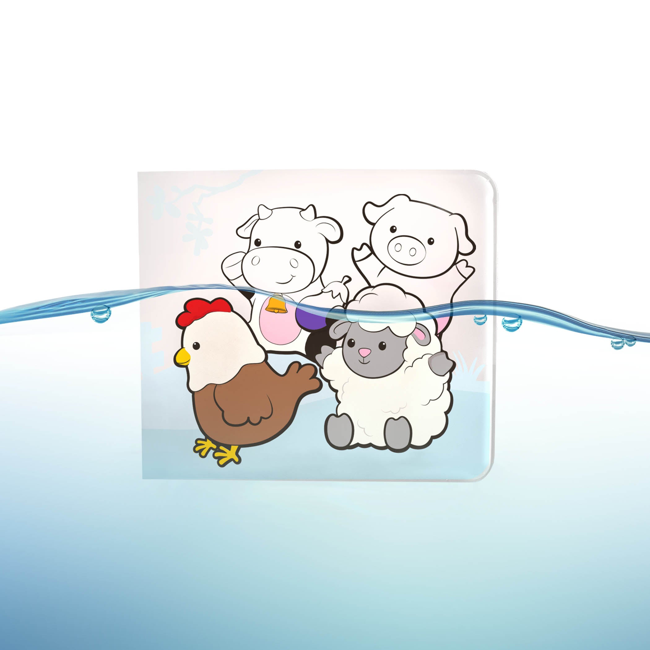 Marionettes à doigt avec livre couleur changeantes