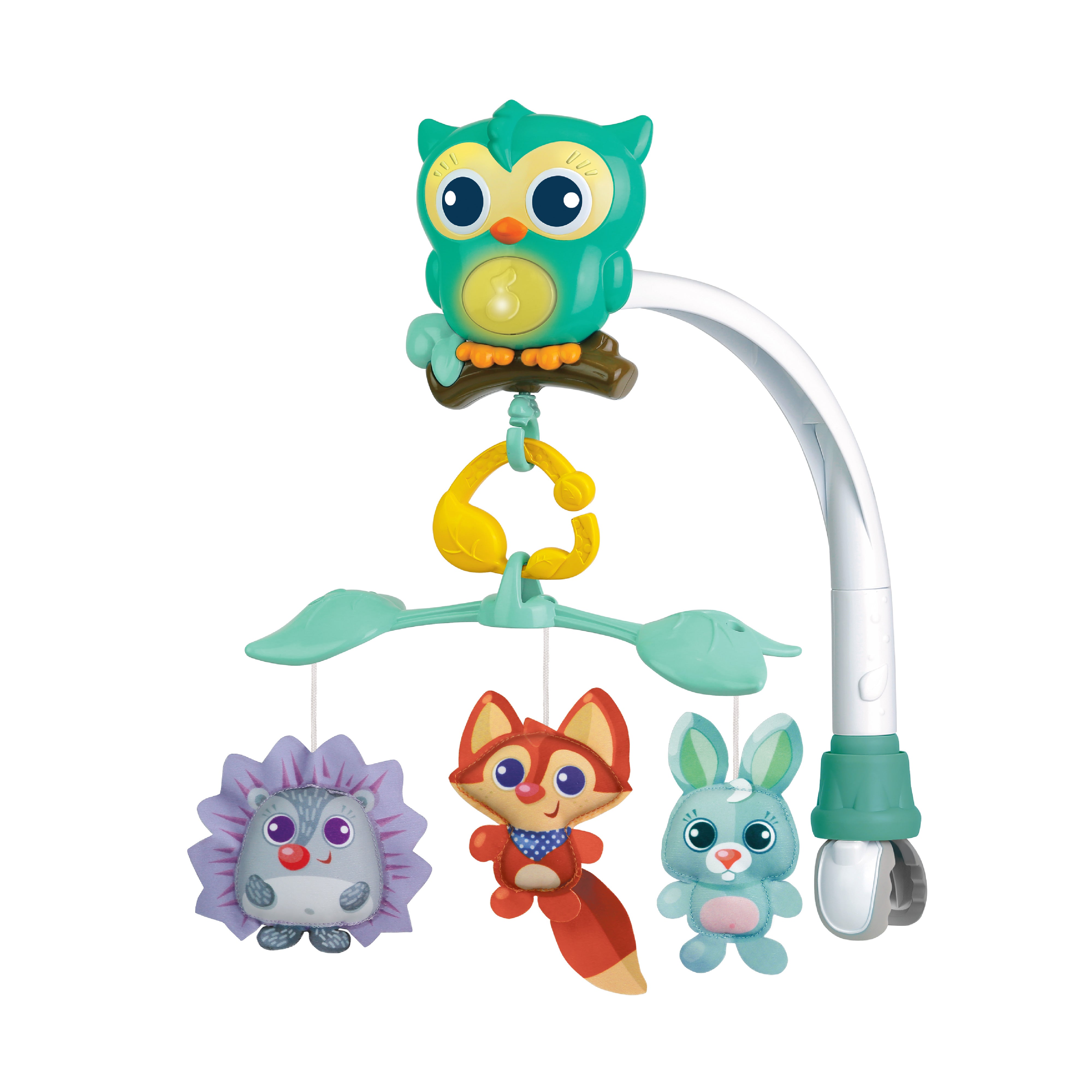 Mobile apaisant 3-en-1 Animaux de la forêt