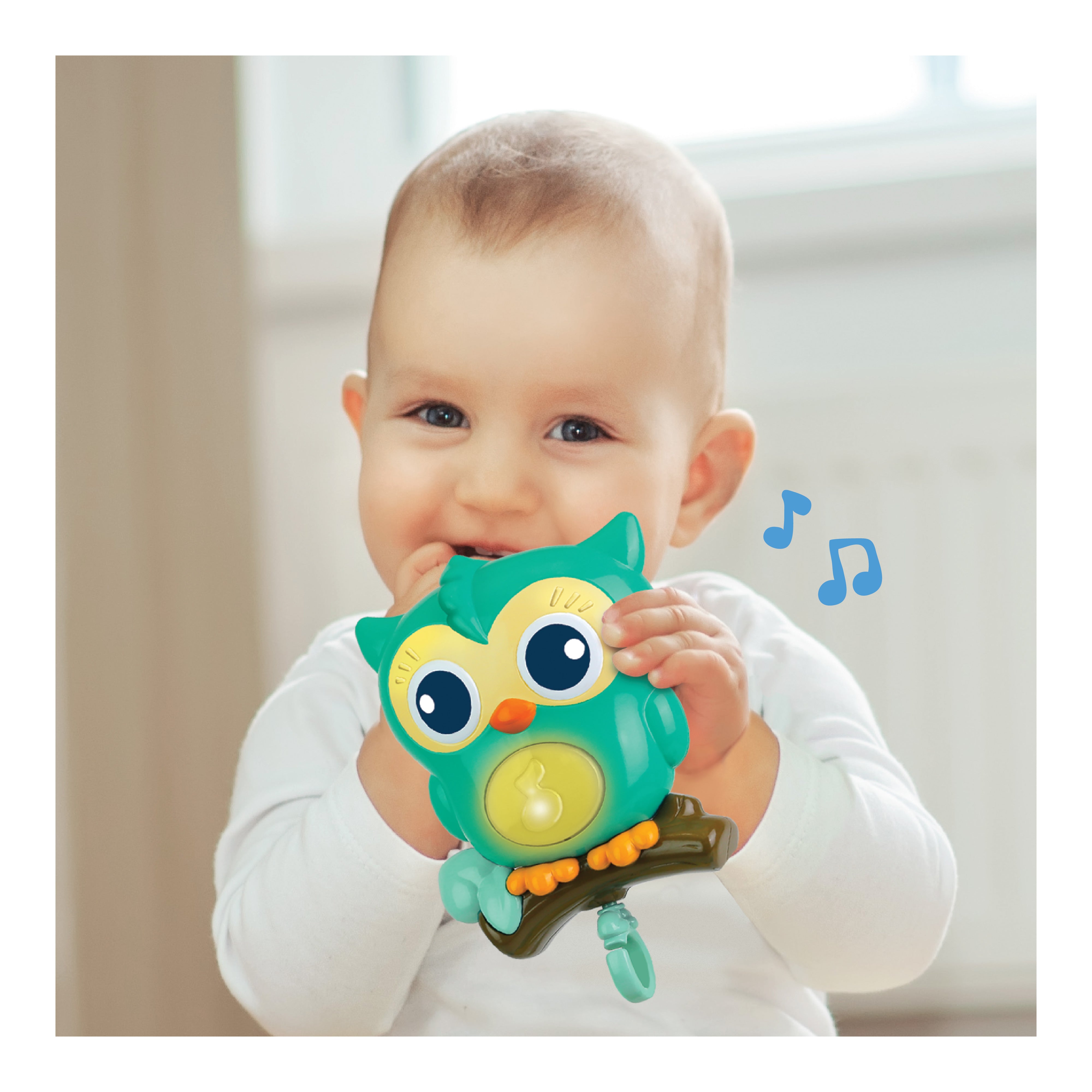 Mobile apaisant 3-en-1 Animaux de la forêt