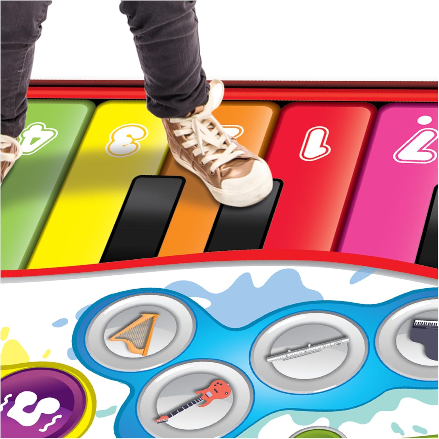 Tapis de piano Jumbo Step-to-Play
