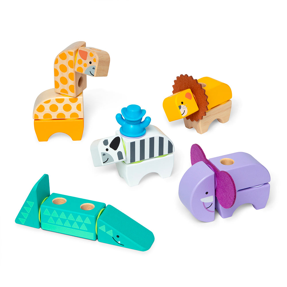 Blockables - Kit de jeu Safari 34 pièces