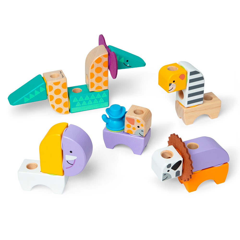 Blockables - Kit de jeu Safari 34 pièces