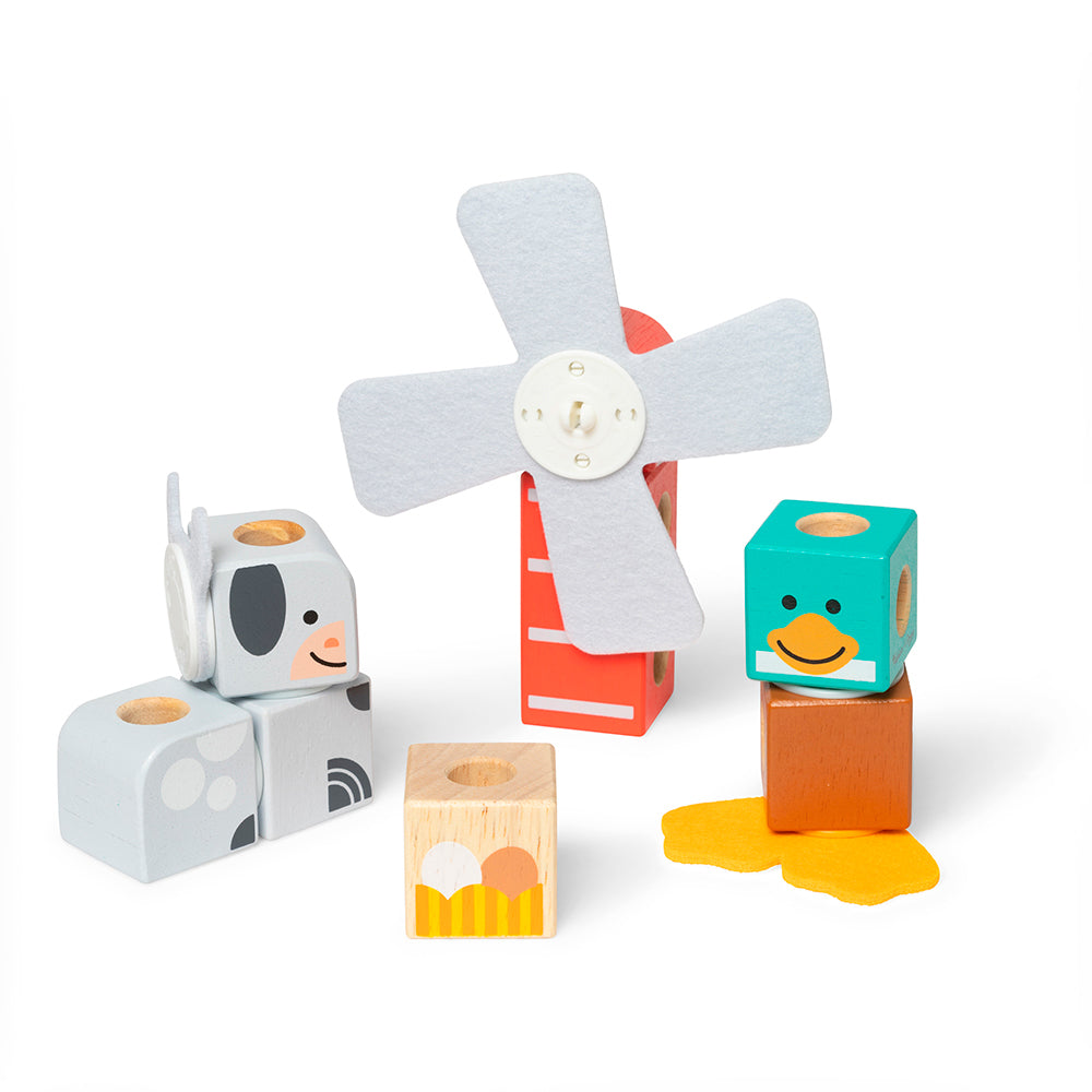 Blockables - Kit de jeu amis de la ferme 16 pièces