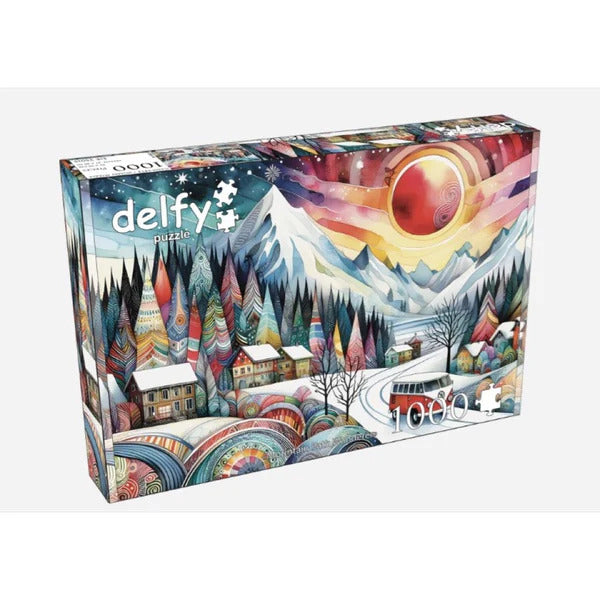 Le chemin de la montagne vagabonde, 1000 pièces