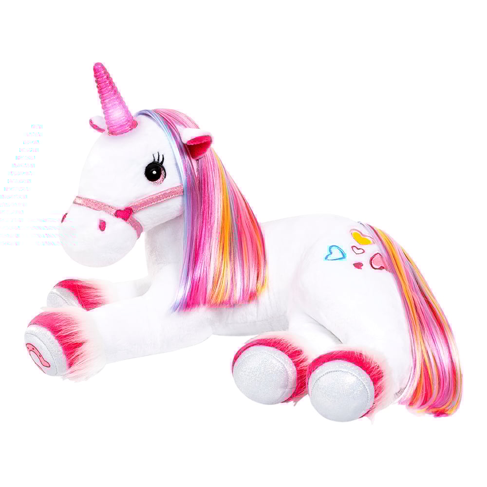 Peluche licorne magique