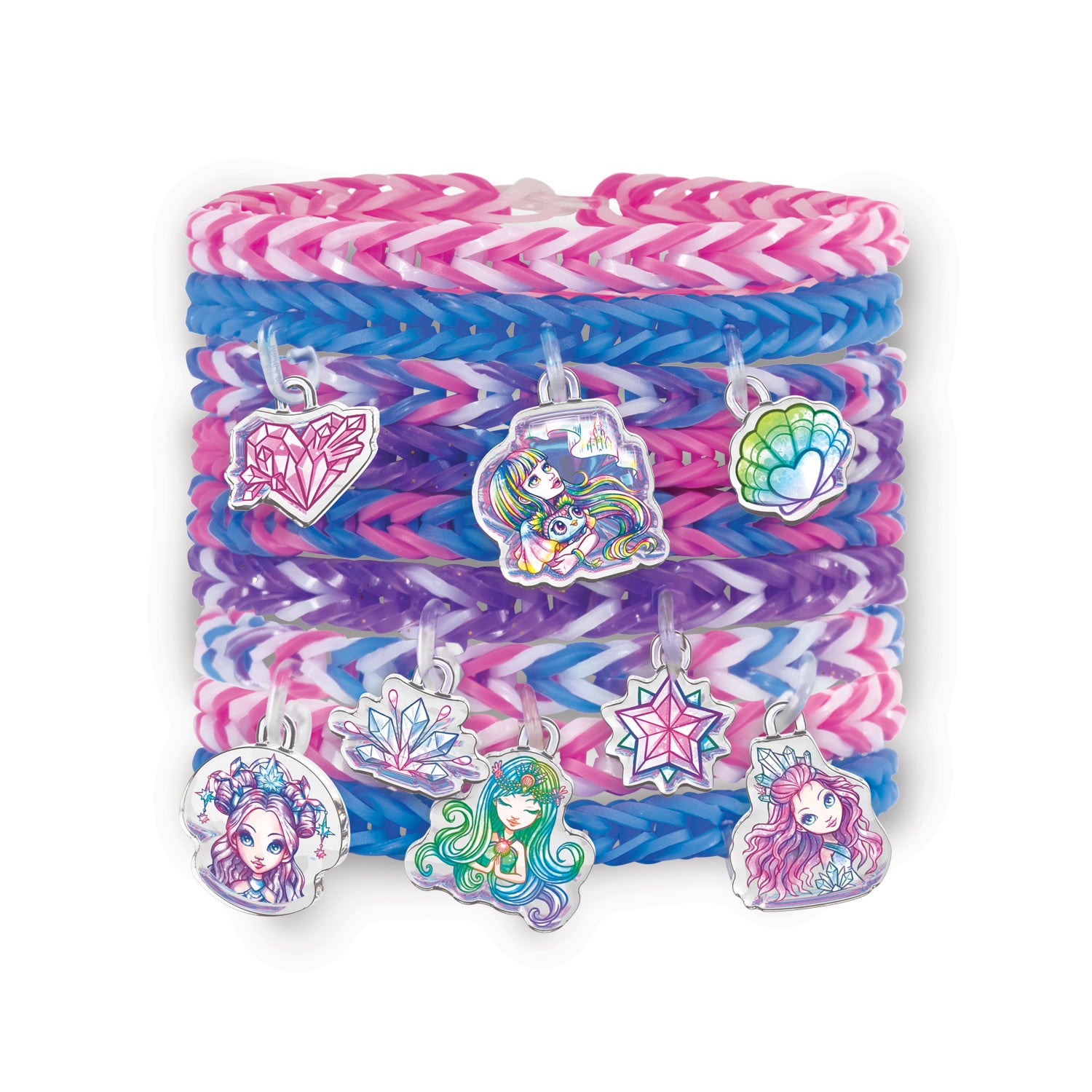 Rainbow Loom- Auto loom Ensemble breloques