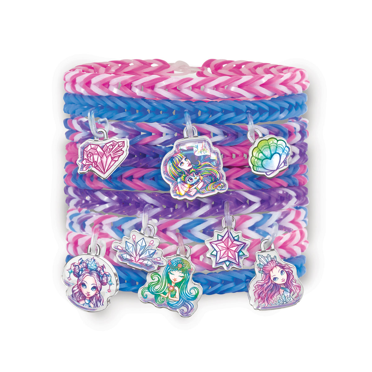 Rainbow Loom- Auto loom Ensemble breloques