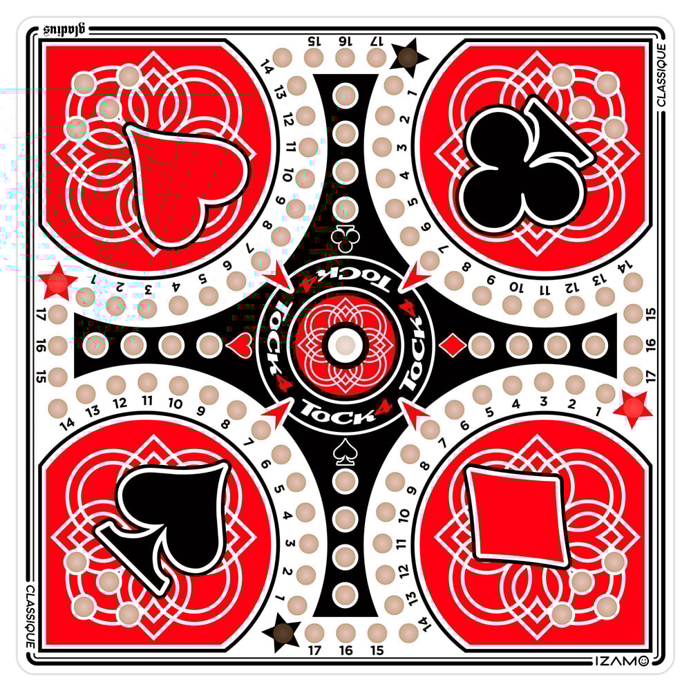 Jeu de tock 4 joueurs 15''