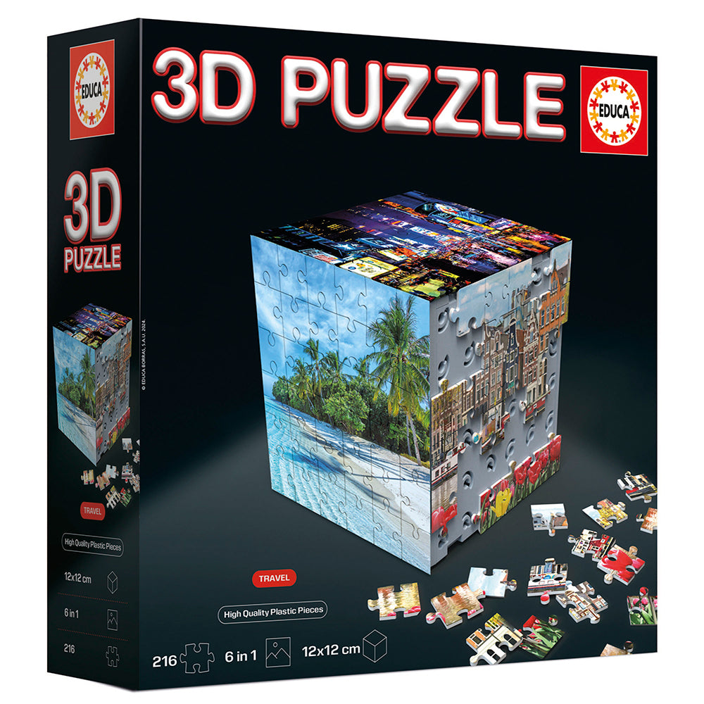 3D Puzzle Cube - Voyage