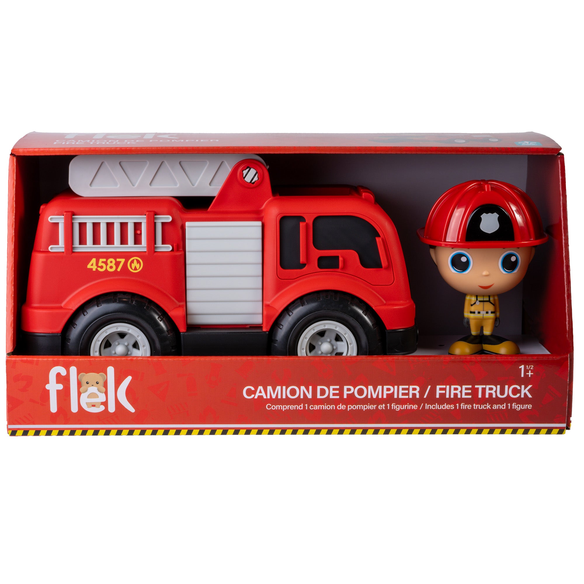 Camion de pompier avec figurine
