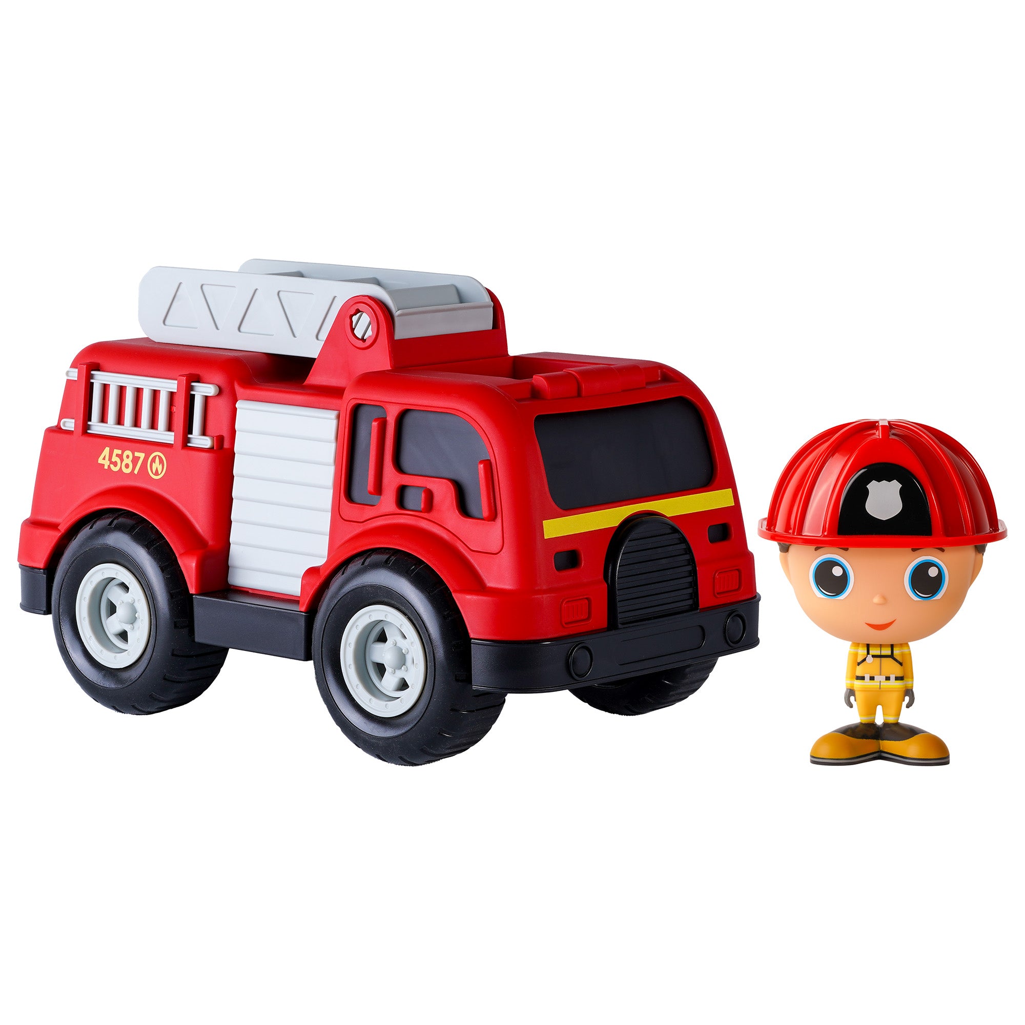 Fire truck with figurine