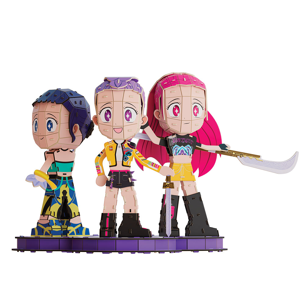 4D Les guerrières de la K-Pop - Huntrix Chibi Set