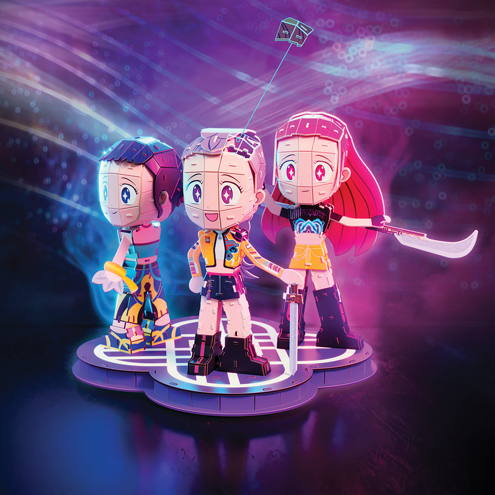 4D Les guerrières de la K-Pop - Huntrix Chibi Set