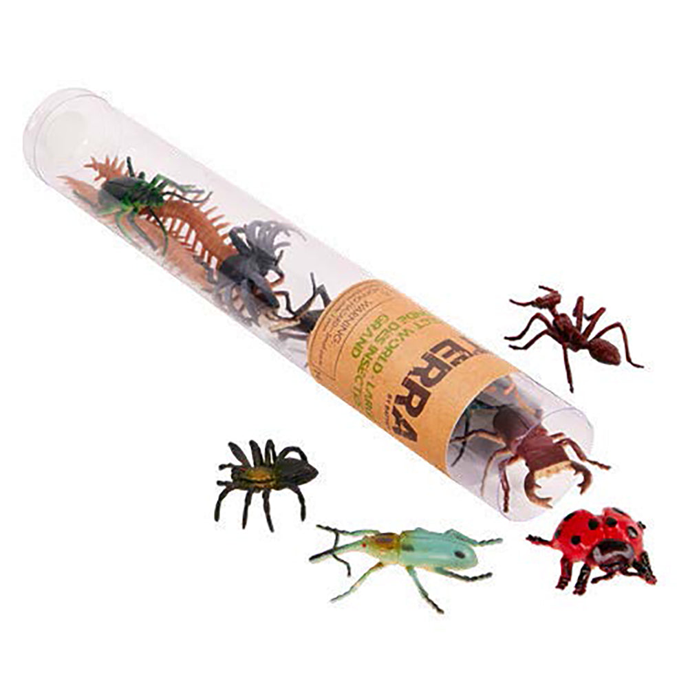 Terra - Tube 14 pcs Insectes 4-12cm en tube