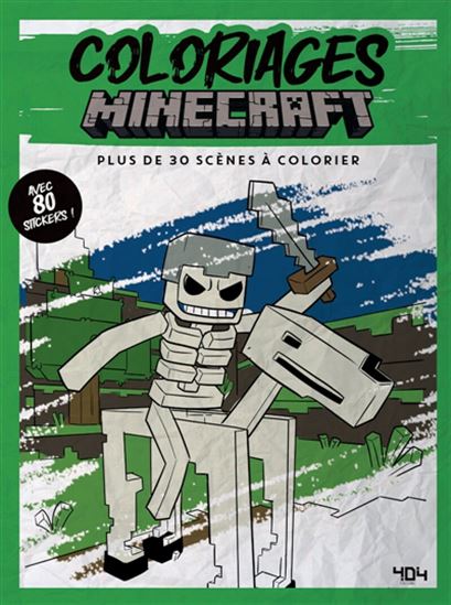 Minecraft Coloriages plus de 30 scènes à colorier