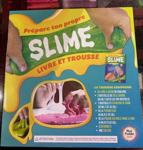 Prépare ton propre slime Livre et trousse