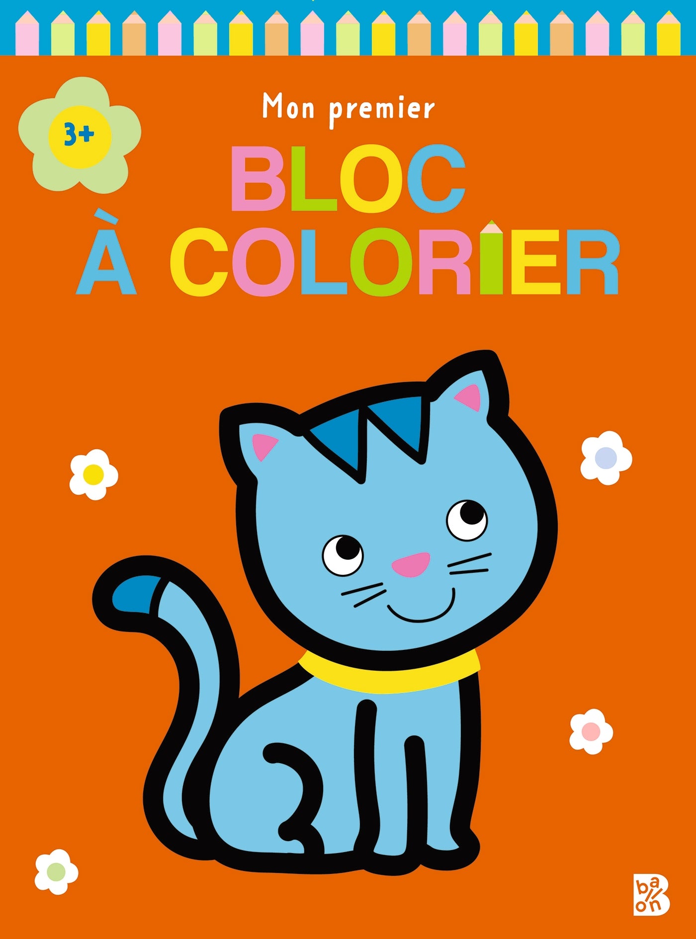 Mon premier bloc à colorier Chaton
