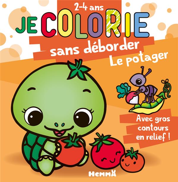 Le potager Je colorie sans déborder
