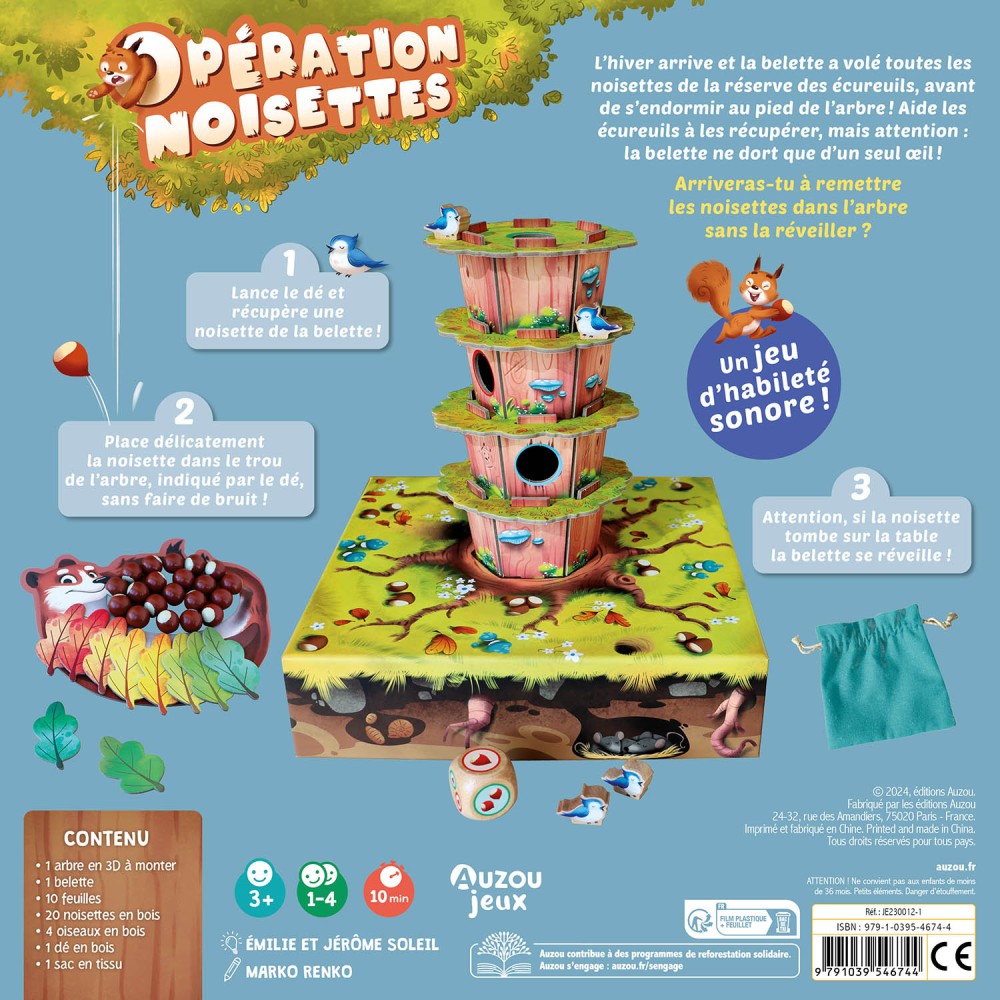 Jeu Opération Noisettes