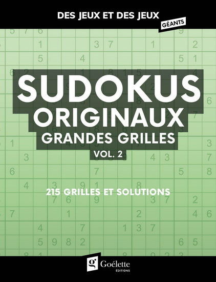Sudokus originaux grandes grilles 02
