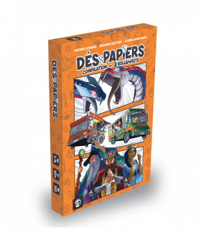 Dés papiers Compilation de 3 jeux québécois Vol. 1