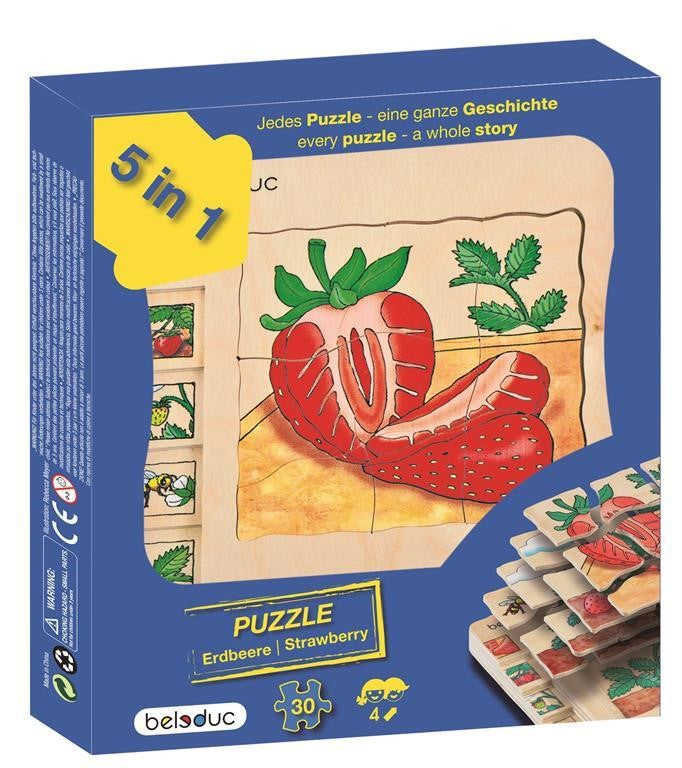 Casse-tête Beleduc 5 en 1 La fraise
