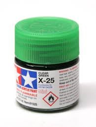 Peinture acrylique 10ml X-25 CLEAR GREEN