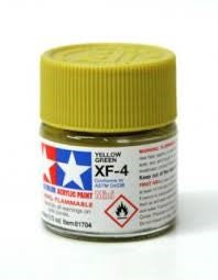 Peinture acrylique 10ml XF-4 YELLOW GREEN
