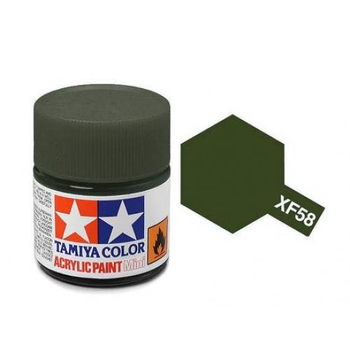 Peinture acrylique 10ml XF-58 OLIVE GREEN