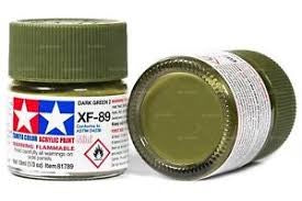 Peinture acrylique 10ml XF-89 Tamiya Dark green