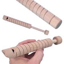 Flûte à coulisse en bois