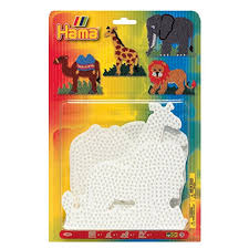 Hama 4 plaquettes animaux du safari