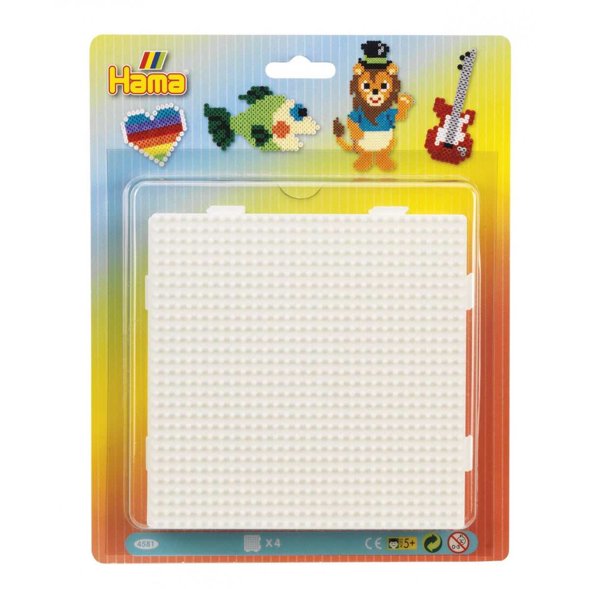 4 Plaquettes carrées de HAMA