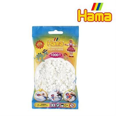 Sac de 1000 billes HAMA, blanc