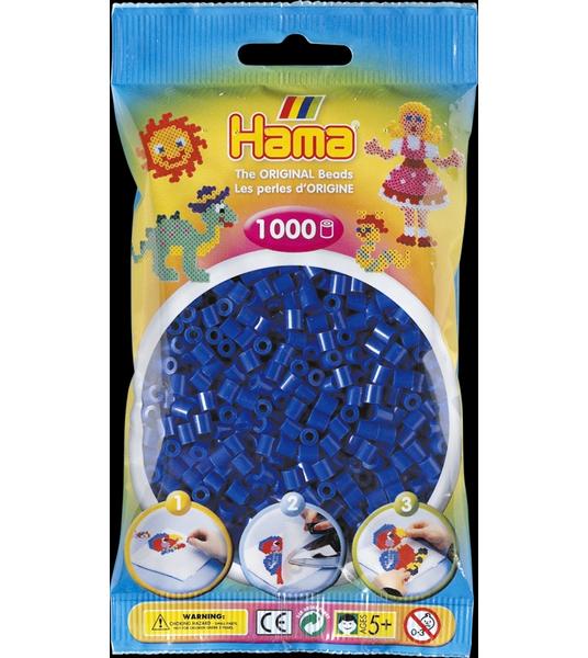 Sac de 1000 billes HAMA, bleu