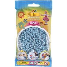 Sac de 1000 billes HAMA, turquoise